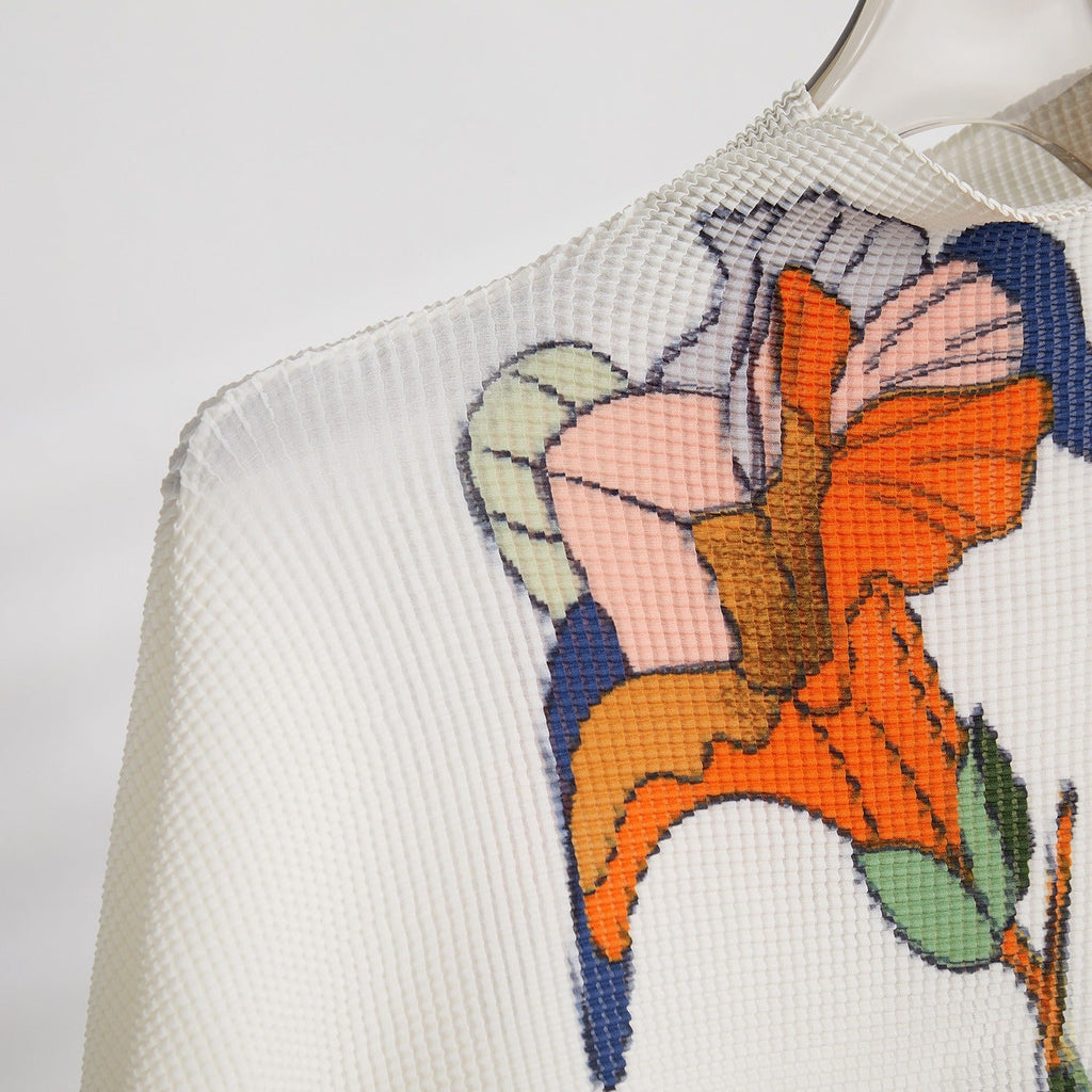 Ensemble 2 pièces jupe col rond haut menches longue jupe élastique - IRRESISTIBLE