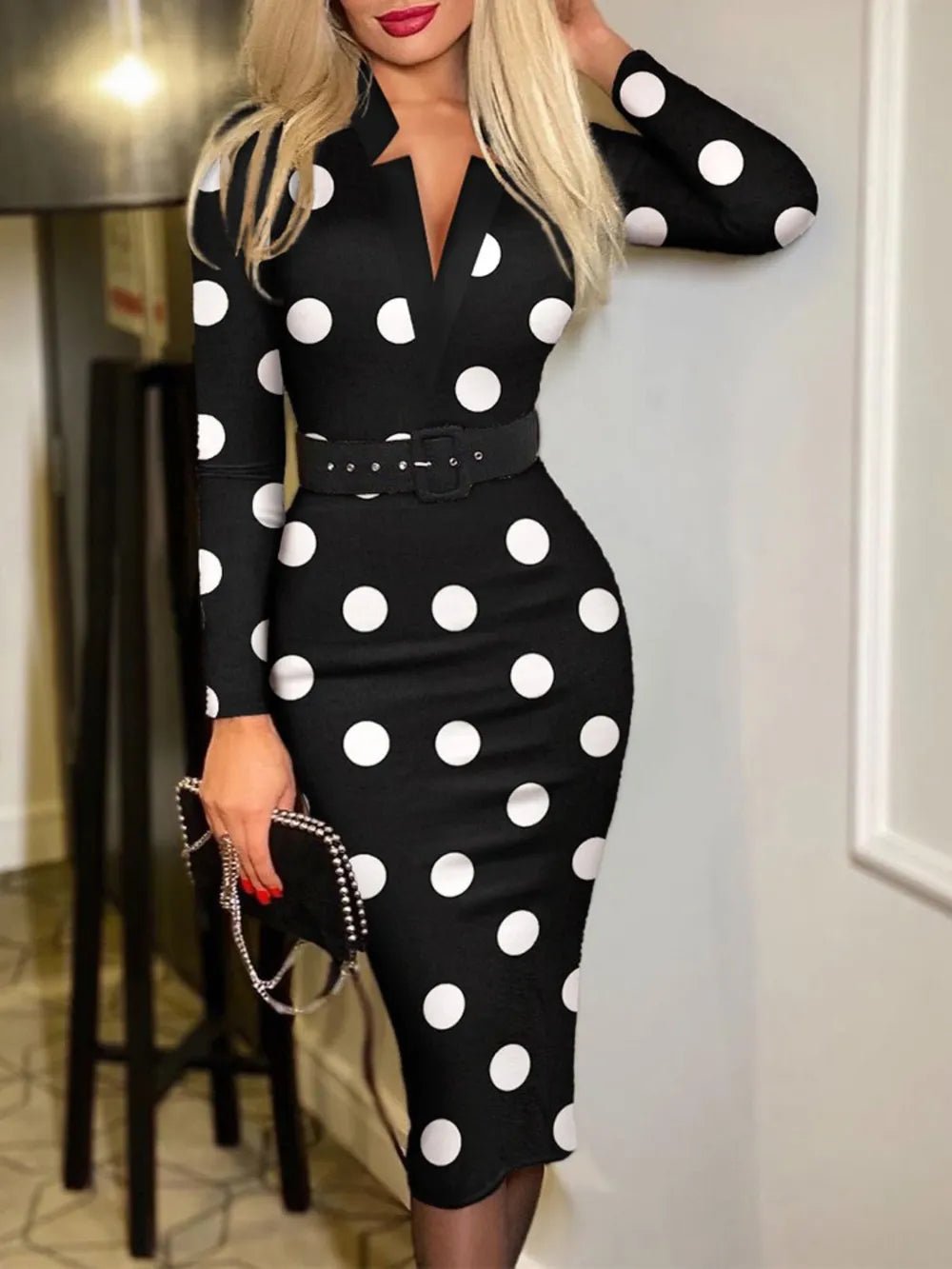 Robe a pois noir - IRRESISTIBLE