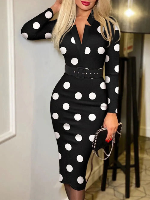 Robe a pois noir - IRRESISTIBLE